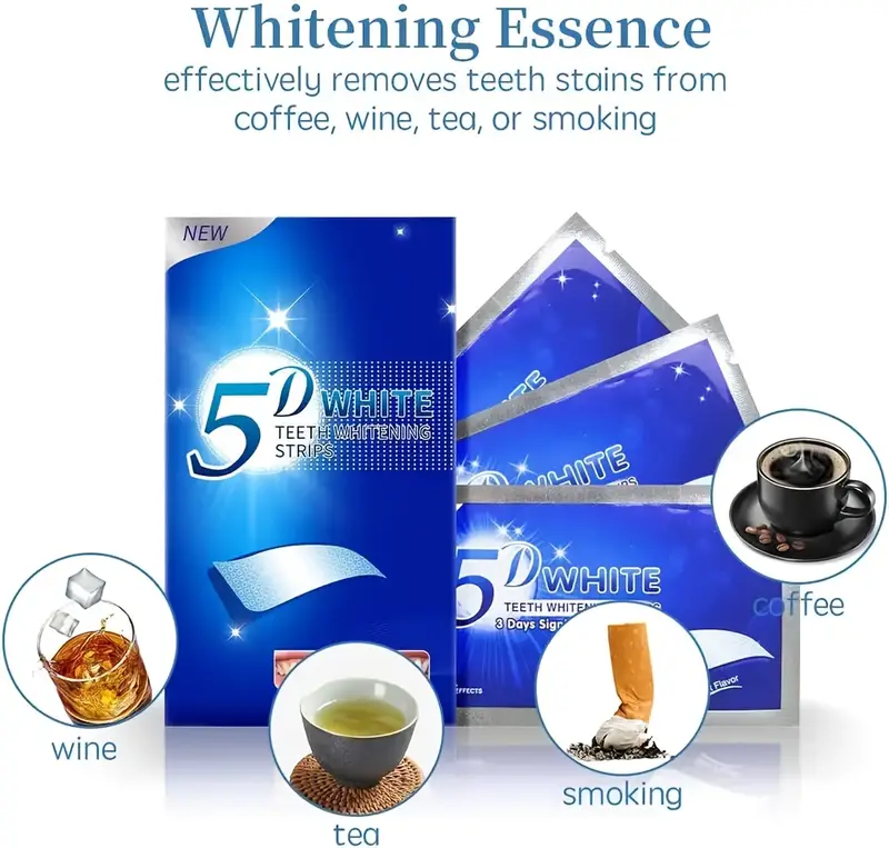 3 boxes SPECIAL PRICE - Teeth Whitening Strips 7 treatments 5D or 9D.