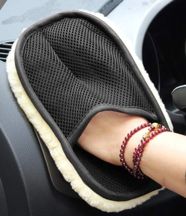 Double side car wash glove