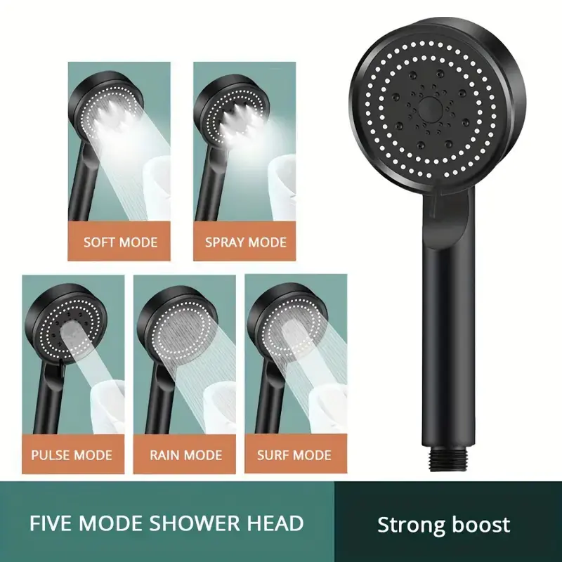 High pressure Black head shower - Image 5