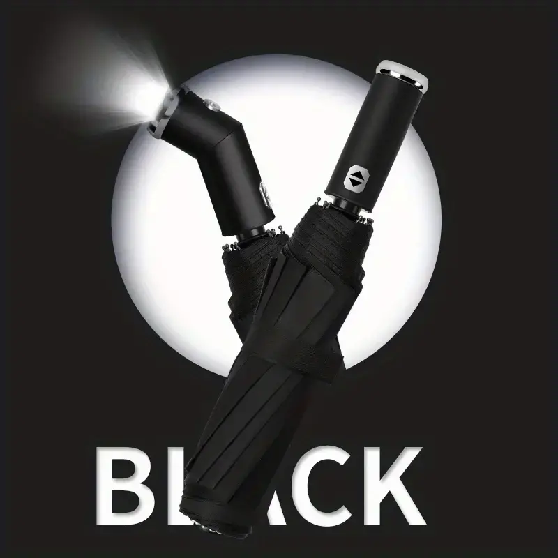 Umbrella automatic with Built in Light - Luxurious best seller ! - Image 3
