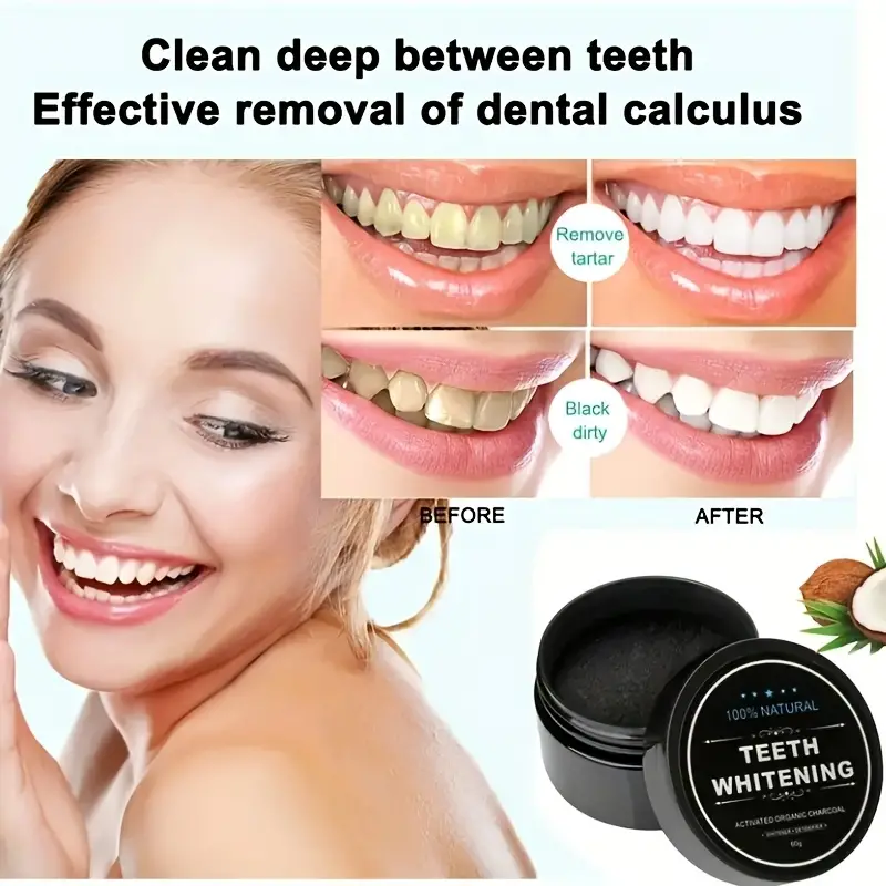 Activated Charcoal Teeth Whitening Powder - Refresh Your Smile! - Image 4