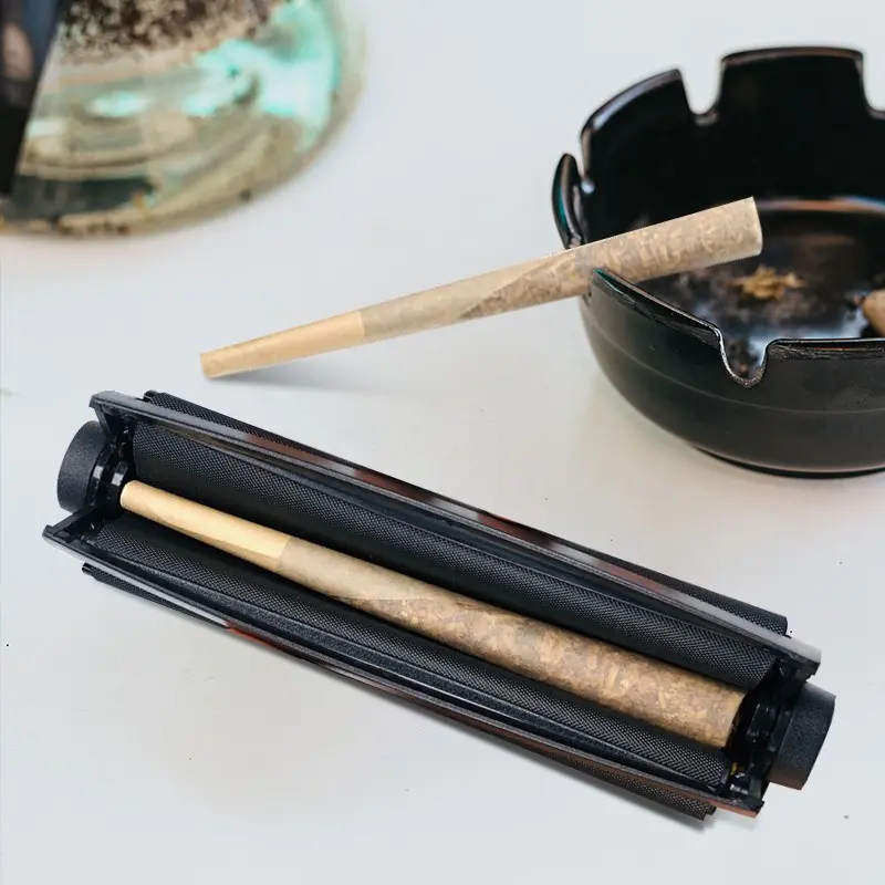 Portable Tobacco Roller in Sleek Black!