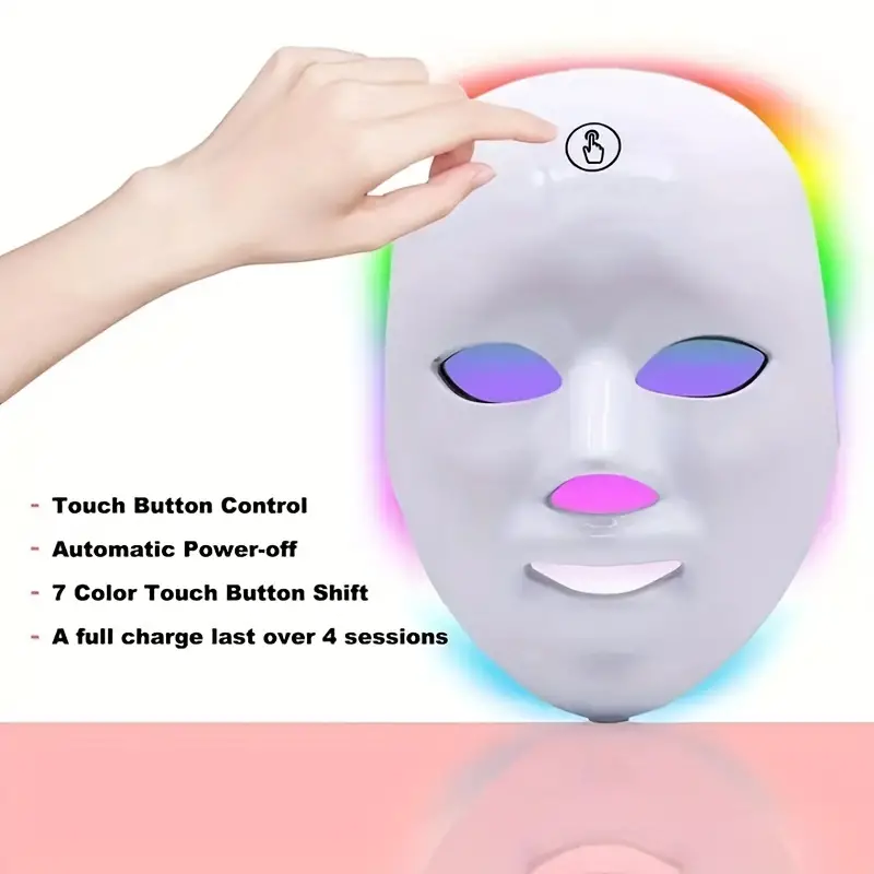 7-Color LED Facial Mask: Your Secret to Youthful Skin and Age-Defying Beauty! - Image 9