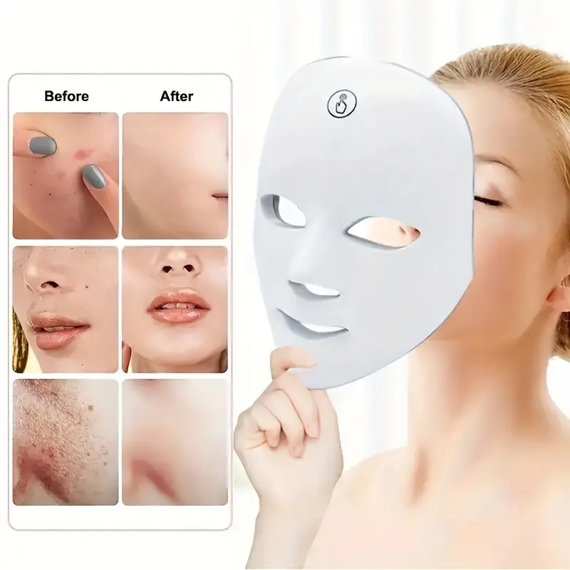 7-Color LED Facial Mask: Your Secret to Youthful Skin and Age-Defying Beauty! - Image 3