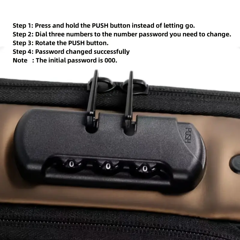 Anti-theft Crossbody Shoulder Bag with USB Charging Port. - Image 9