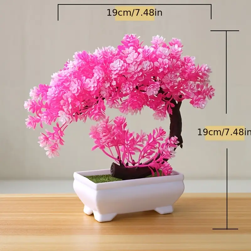 Artificial Potted Plant - Plastic Bonsai Tree - Image 3
