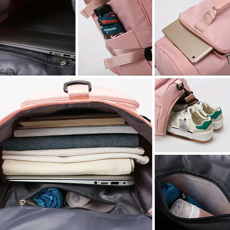 Multi-Pockets Travel Duffle Bag - Your Stylish Carry-on Weekend or for the Gym! - Image 3