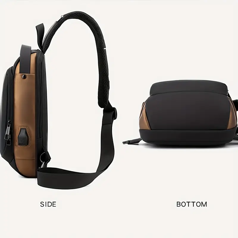 Anti-theft Crossbody Shoulder Bag with USB Charging Port. - Image 8