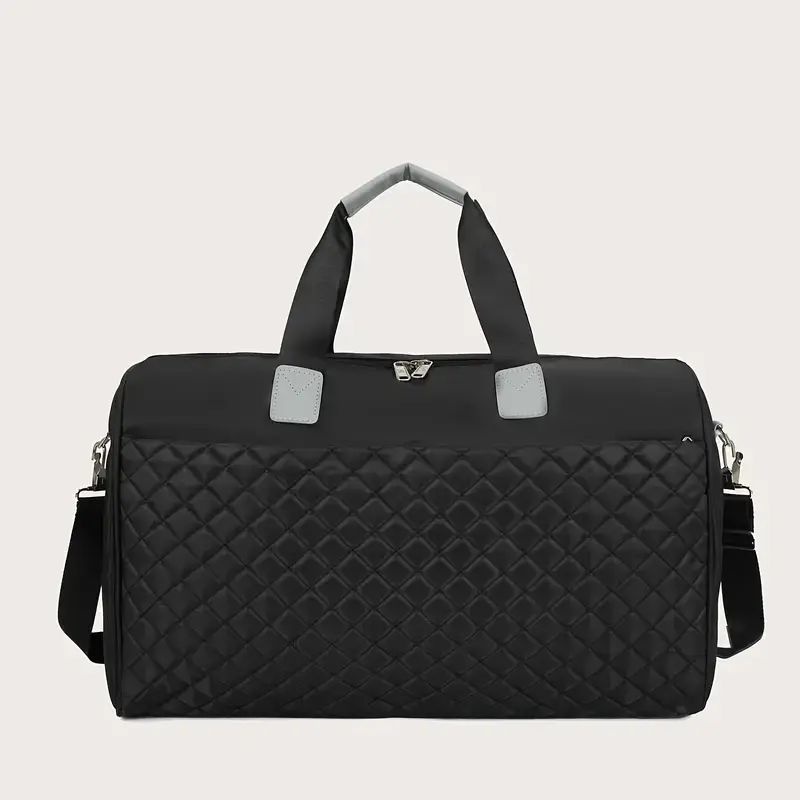 Quilted Large Capacity Duffle Bag
