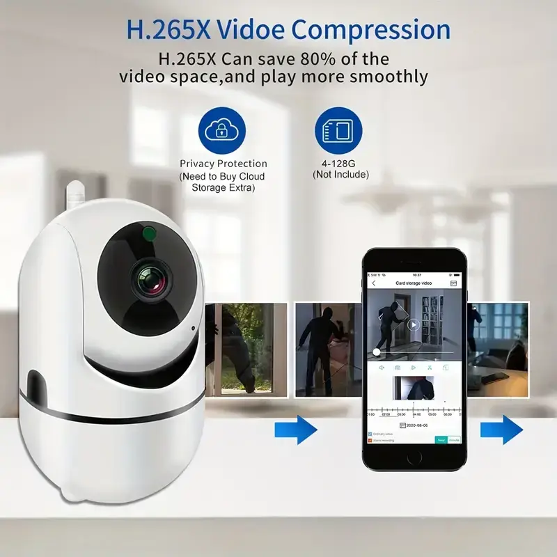 High Definition Camera 2.4G Wireless Wifi Security Home Camera 1080P - Image 8