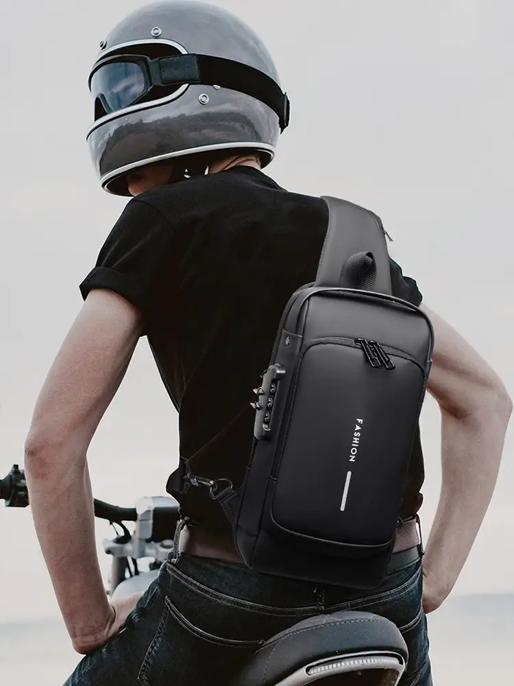 Anti-theft Crossbody Shoulder Bag with USB Charging Port. - Image 7