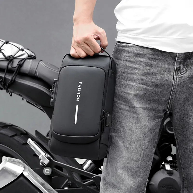 Anti-theft Crossbody Shoulder Bag with USB Charging Port. - Image 11
