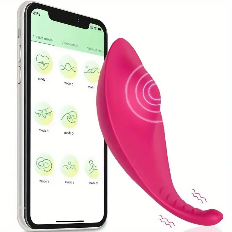 Clitoral Vibrator blissful Flutter Wearable remote Control  With App