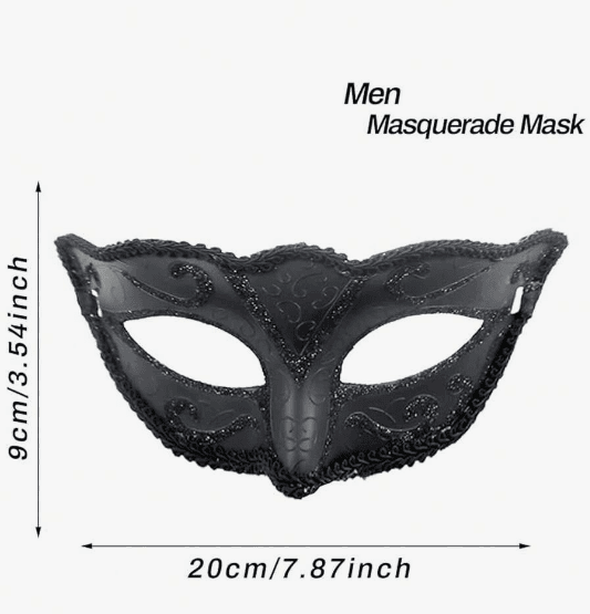 Elegant Couple Masks (2 Pcs) - Image 4