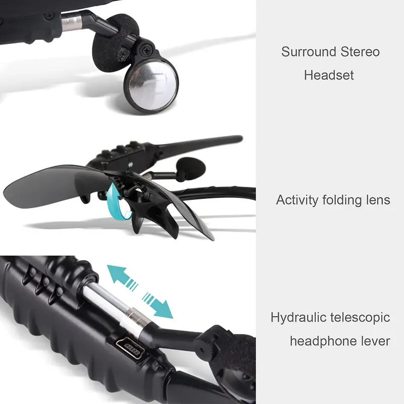 Sunglasses Bluetooth Headset: Enjoy Music and Calls Wirelessly - Image 6