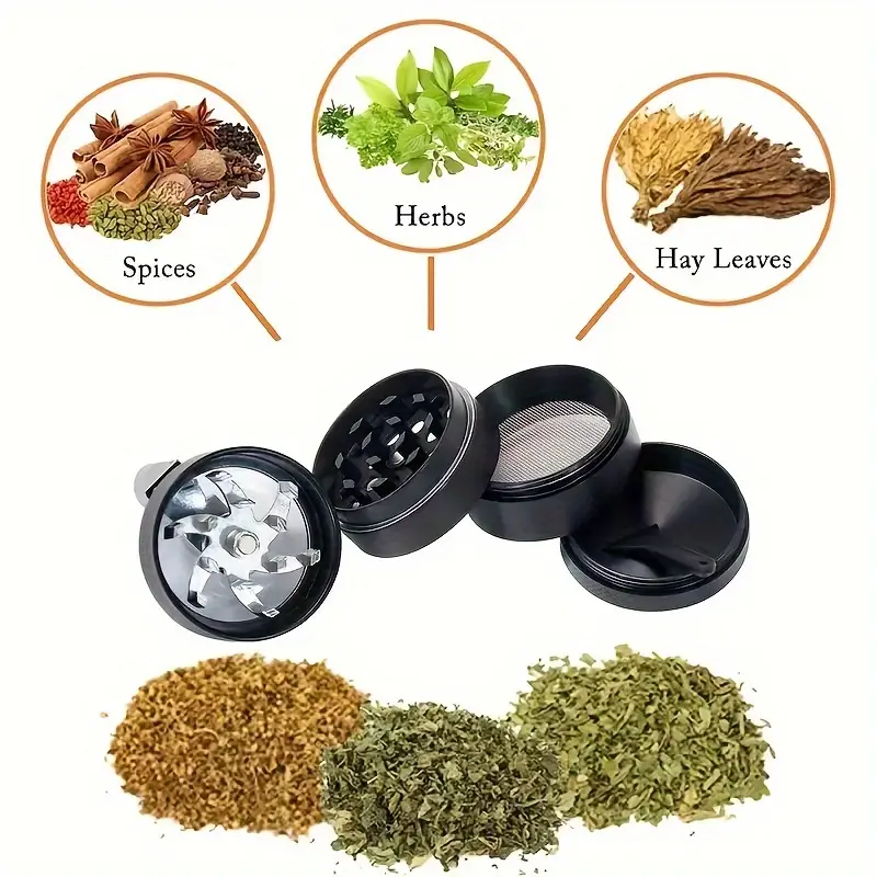 SpiceMaster 4-Layer Grinder with Handle 🌿 - Image 7
