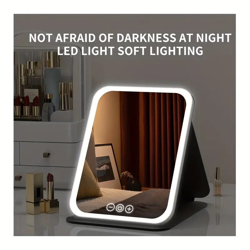 Portable makeup mirror with Lights! PINK - Image 6