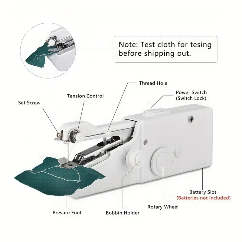 Portable Handheld Sewing Machine! Best Seller 2024 - Image 7