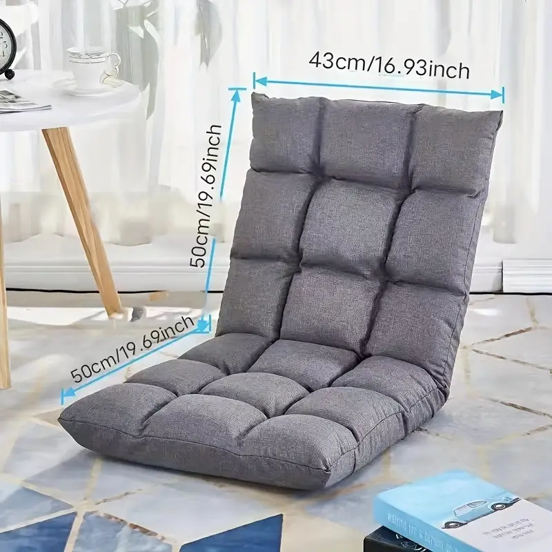 Lazy Sofa for Ultimate Comfort! Light Blue 1pc - Image 5
