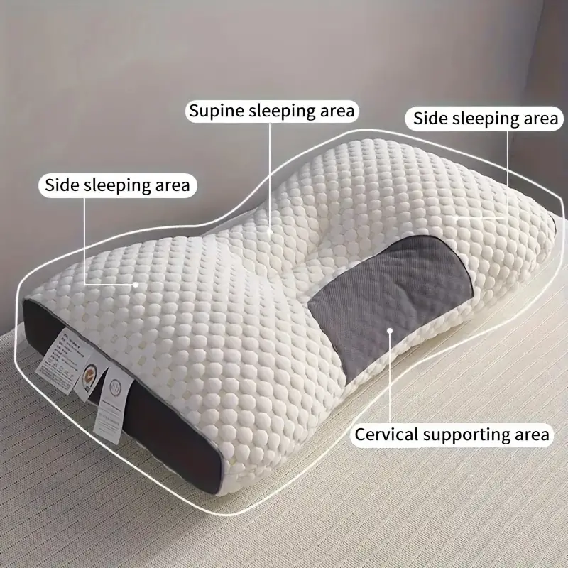2pcs Knitted Thin Pillow with Cervical Neck Protection! Best seller! - Image 6
