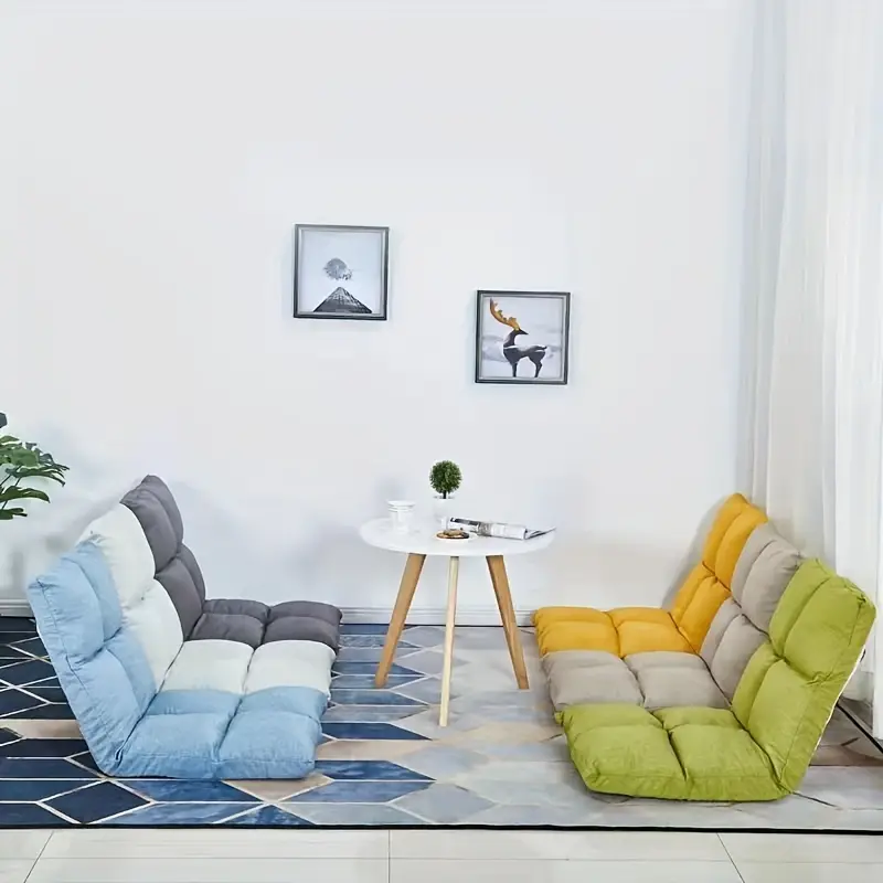Lazy Sofa for Ultimate Comfort! Light Blue 1pc - Image 4