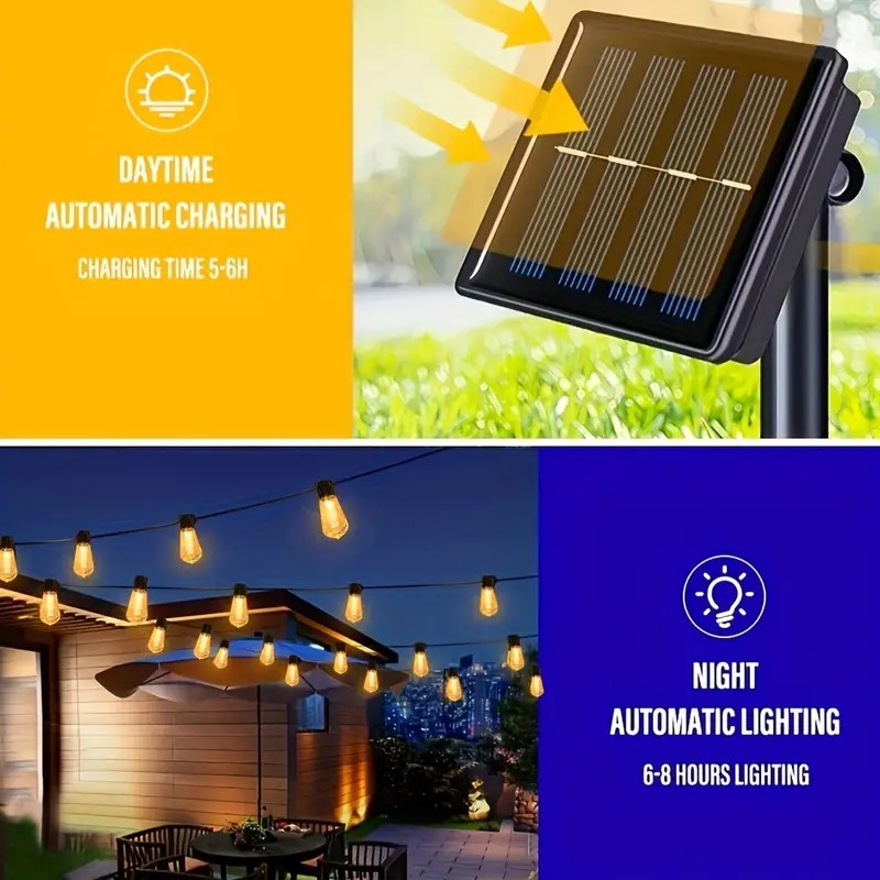 LED Solar String Lights for Festive Ambiance! - Image 5
