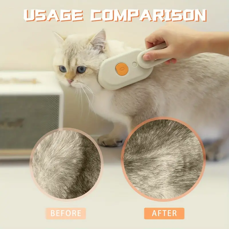 Discover the usb 3-in-1 Steamy Cat and Dog Brush! - Image 6