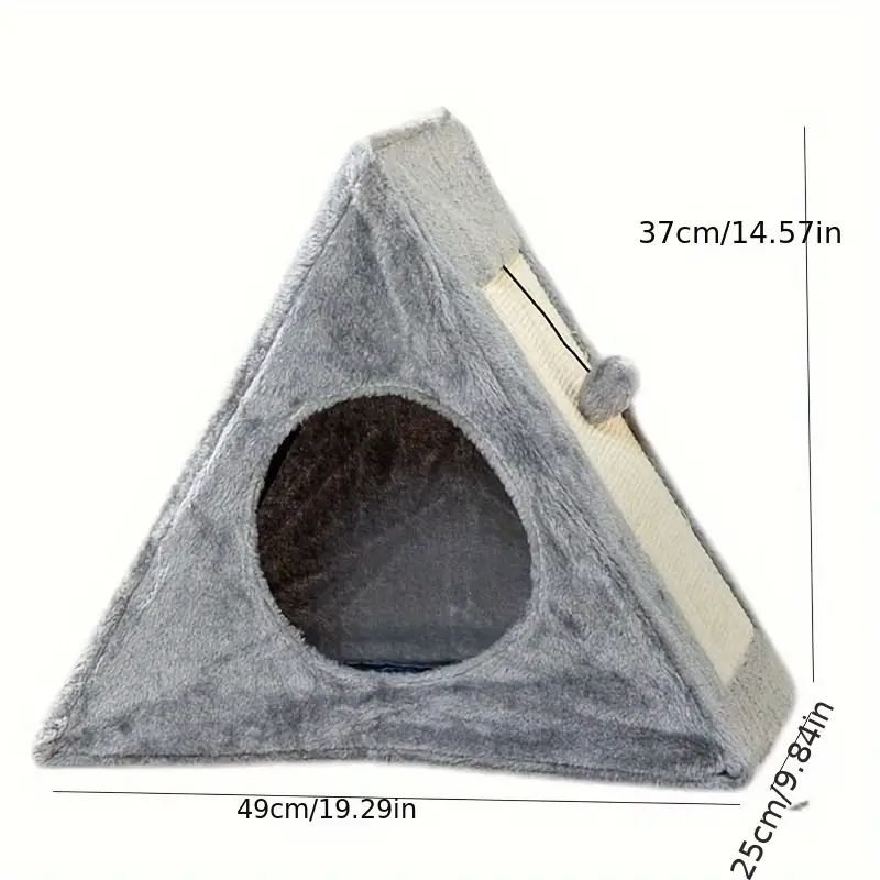 Triangle Cat Scratching Pad with Sisal Rope - Image 3