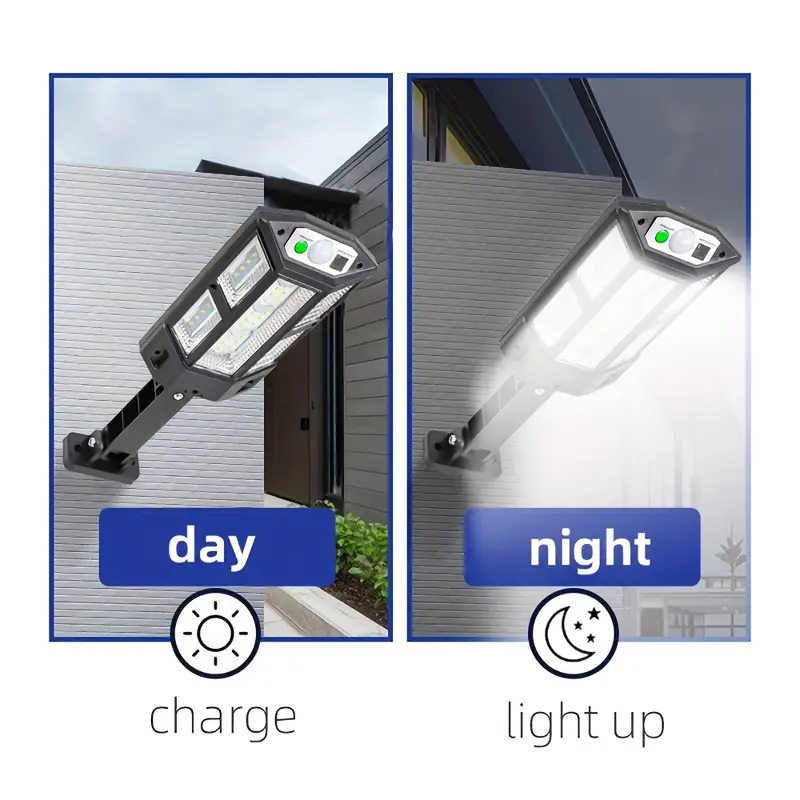 Solar Wall Light with Motion Sensor and Remote Control - Image 5