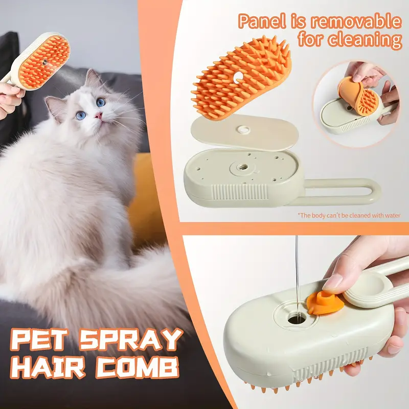 Discover the usb 3-in-1 Steamy Cat and Dog Brush! - Image 5