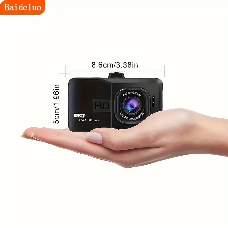 Drive Safer : Dash Cam Night Vision Driving Recorder - Image 4
