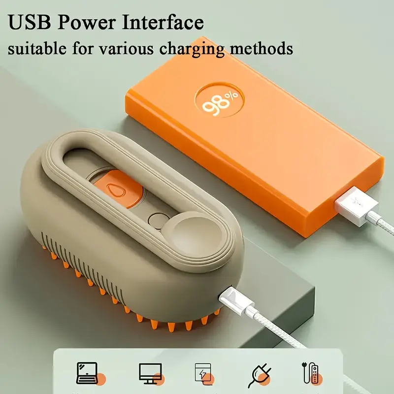 Discover the usb 3-in-1 Steamy Cat and Dog Brush! - Image 8