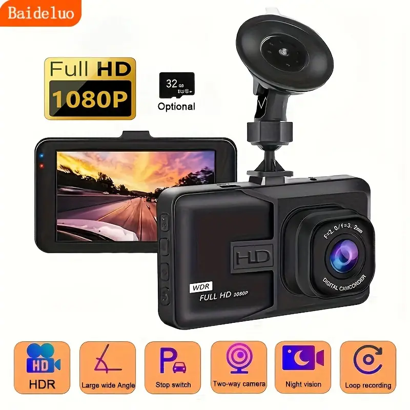 Drive Safer : Dash Cam Night Vision Driving Recorder