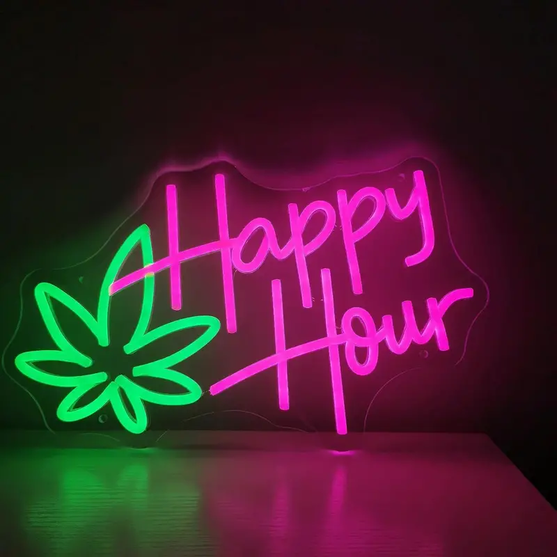 happy hours Neon Sign with USB Switch! Different Models ! - Image 4