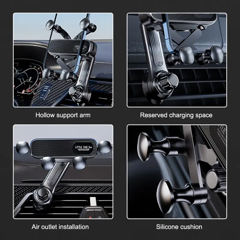 360° Rotatable Gravity Car Mobile Phone Bracket! - Image 3