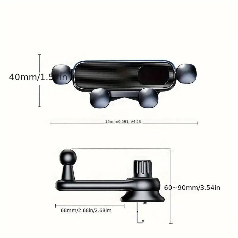 360° Rotatable Gravity Car Mobile Phone Bracket! - Image 8