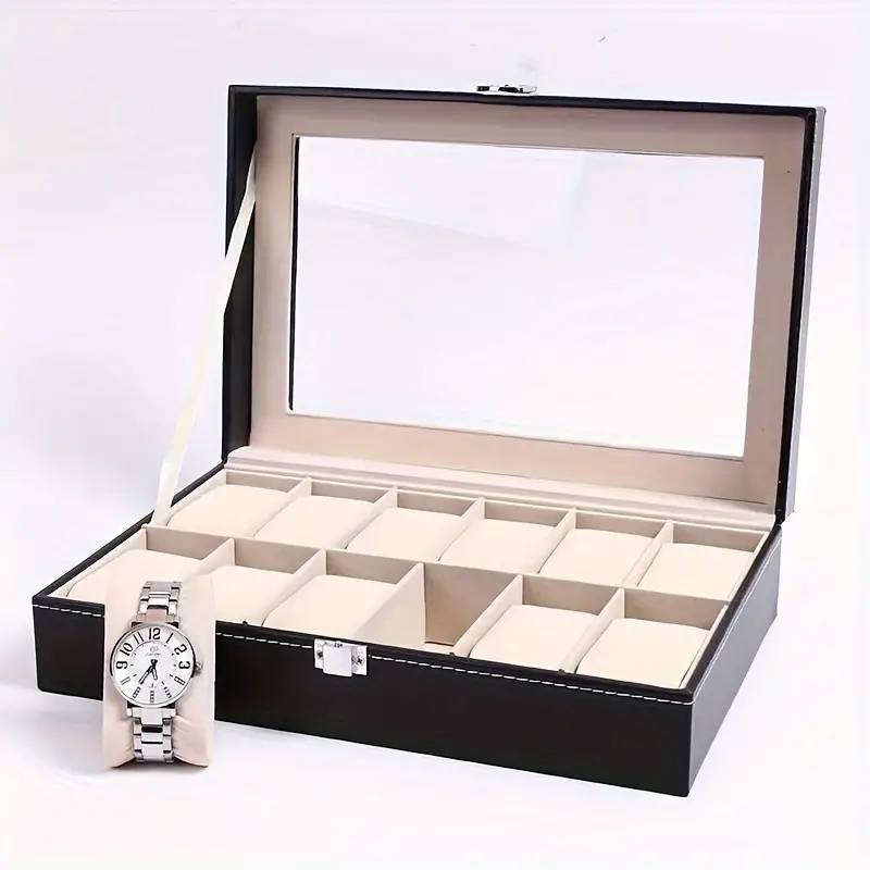 Luxury Faux Leather Watch Organizer ! - Image 3