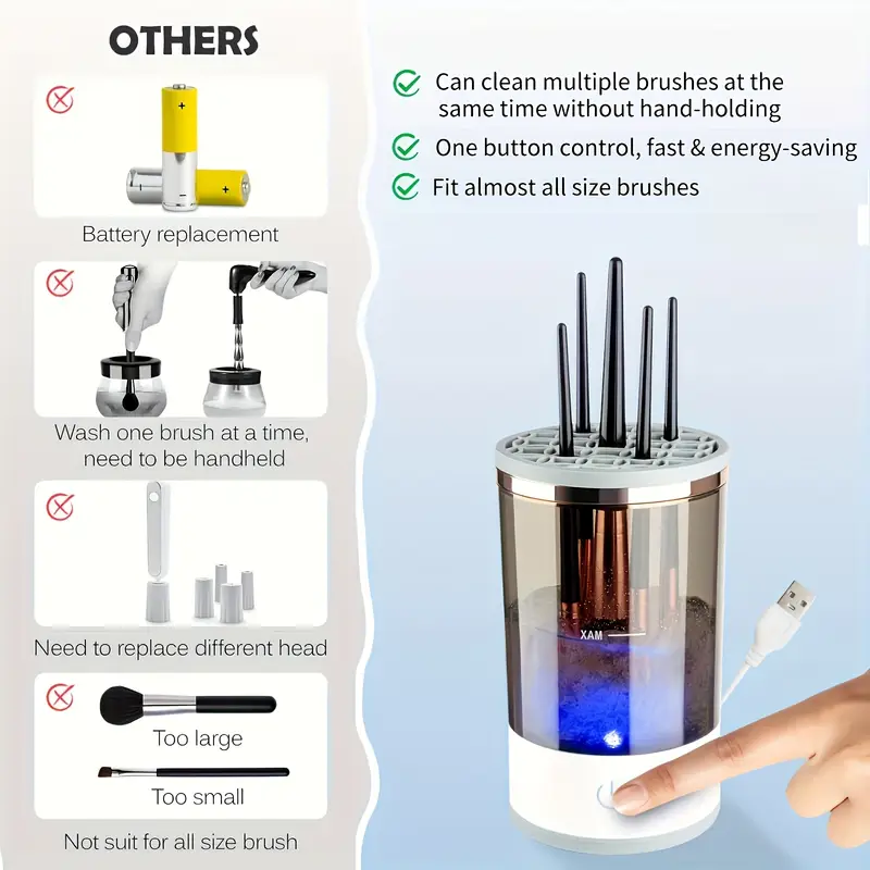 USB-Powered Makeup Brush Cleaner! - Image 8