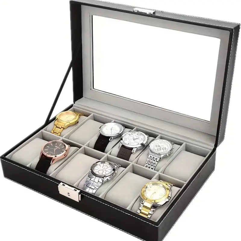 Luxury Faux Leather Watch Organizer ! - Image 4